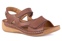 Sandały damskie na szersze stopy komfortowe Łukbut 16420-3-L-153