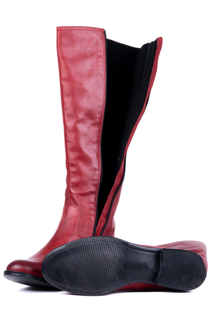 Kozaki damskie oficerki Łukbut 07260-3-Z-209