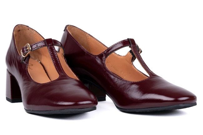 Skórzane czółenka damskie Łukbut 29000-3-J-082