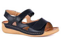 Sandały damskie na szersze stopy komfortowe Łukbut 16420-3-L-100