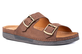 Klapki męskie na wygodnej podeszwie 22550-4-L-274