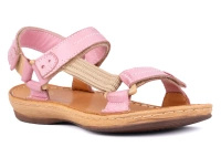 Sandały damskie na rzepy Łukbut 6360-2-L-030