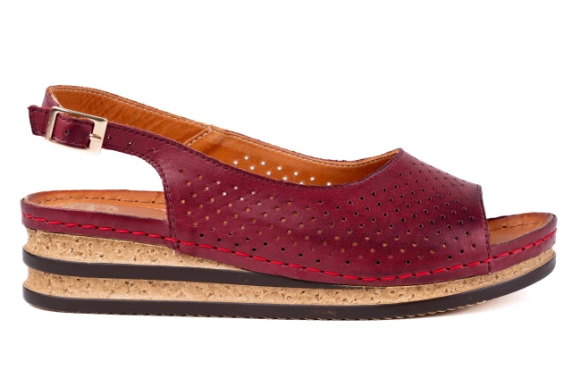 Sandały damskie na koturnie 24770-3-L-209