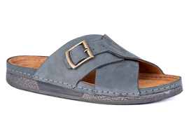 Klapki męskie na wygodnej podeszwie Łukbut 22570-4-L-238