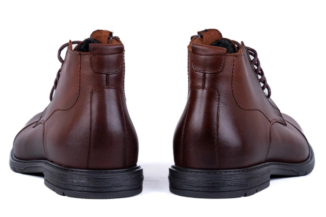 Trzewiki męskie na zimę, ocieplane Łukbut 25790-3-Z-003