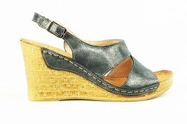 Sandały damskie na koturnie Łukbut 556