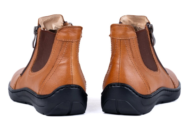 Jesienno- zimowe trzewiki damskie rude, Łukbut 11890-3-Z-068