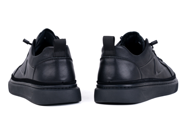 Półbuty sportowe, czarne Łukbut 29630-4-J-001