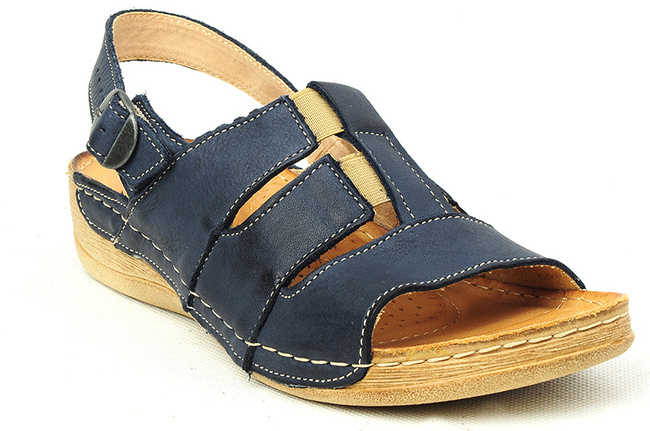 Sandały damskie na szersze stopy komfortowe Łukbut 1102