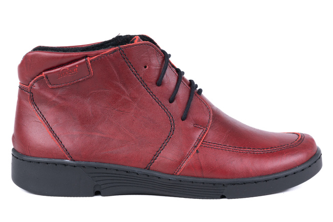 Trzewiki damskie czerwone Łukbut 6750-3-Z-008