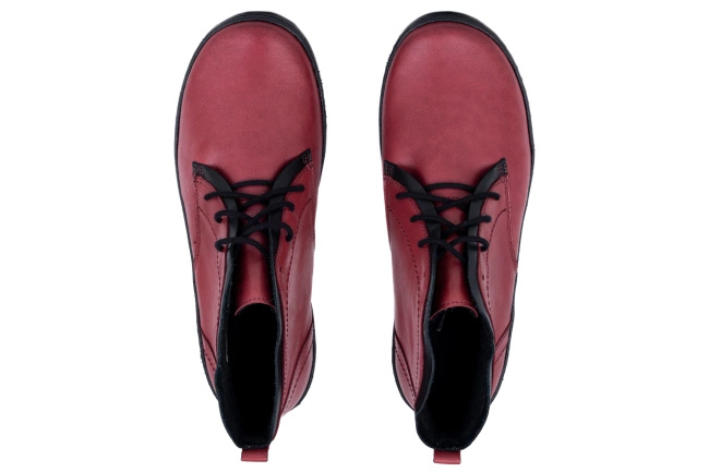 Trzewiki damskie w bordowym kolorze Łukbut 19060-3-Z-209