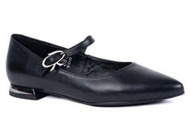 Baleriny damskie z noskiem w szpic Łukbut 24310-3-J-100