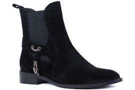 Botki damskie czarne 26700-3-Z-001