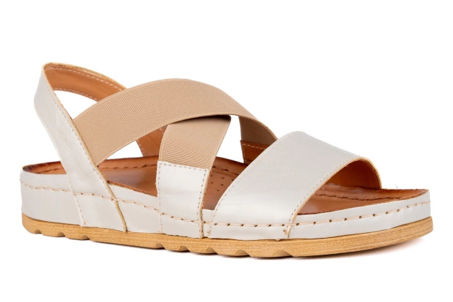 Sandałki na lato z gumkami Łukbut 20780-3-L-052