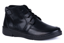 Trzewiki damskie czarne Łukbut 6750-3-Z-100