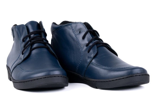 Trzewiki damskie granatowe Łukbut 6750-3-Z-352