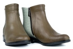Botki damskie oliwka Łukbut 13270-3-Z-010-138