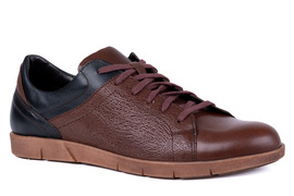 Brązowe trampki męskie Łukbut 18870-4-J-330