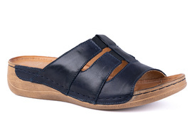 Klapki damskie na szersze stopy komfortowe Łukbut 1103