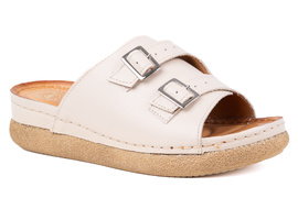 Klapki damskie na grubszej podeszwie Łukbut 22690-3-L-242