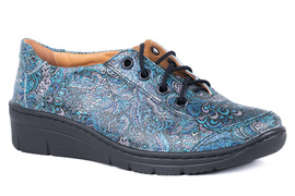 Damskie pólbuty komfortowe na koturnie  Łukbut 15330-3-J-622