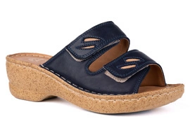 Klapki damskie na platformie ,Polski Producent obuwia Łukbut 14390-3-L-220