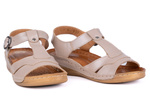 Sandały damskie na szersze stopy komfortowe Łukbut 11010-3-L-550 