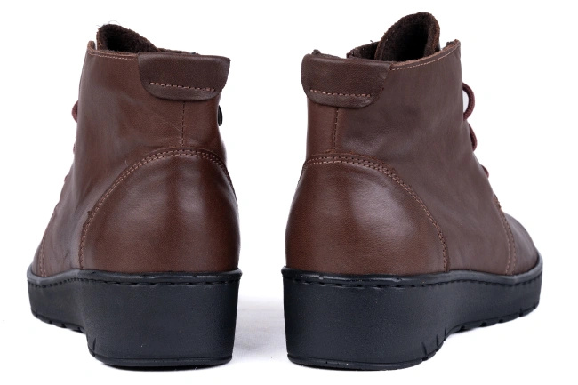 Trzewiki damskie brązowe Łukbut 13240-3-Z-330 