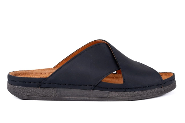 Klapki męskie na wygodnej podeszwie Łukbut 25520-4-L-208