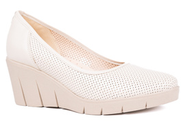 Czółenka damskie na koturnie Łukbut 24270-3-L-586