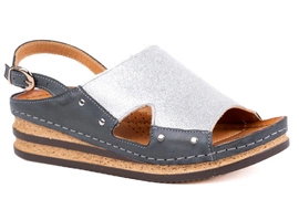 Sandały damskie na koturnach Łukbut 22840-3-L-682