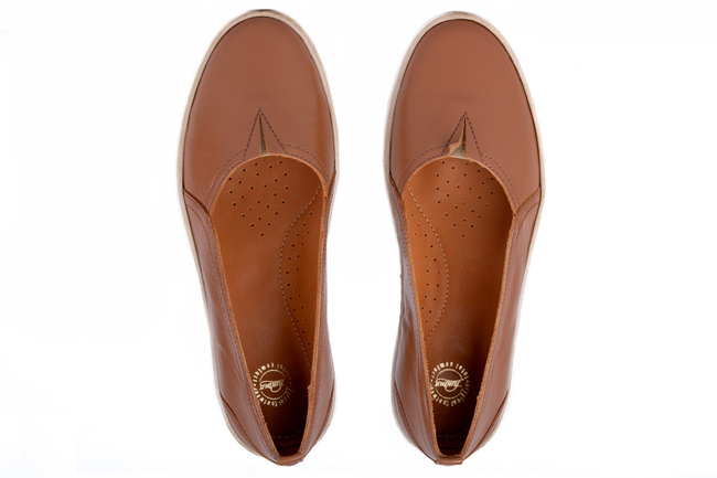 Baleriny damskie Łukbut 12730-3-W-040 