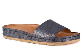 Klapki damskie platynowe Łukbut 15450-3-L-611