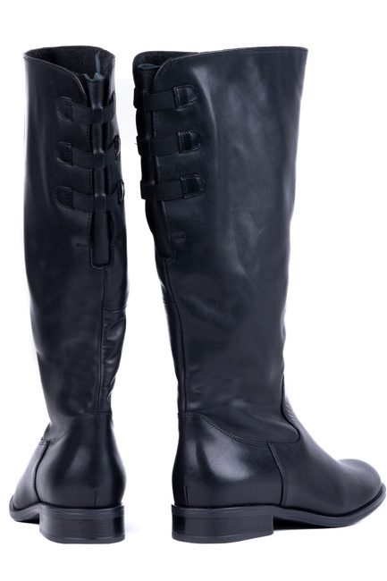  Kozaki damskie na szerokie łydki  Łukbut 07250-3-Z-001 