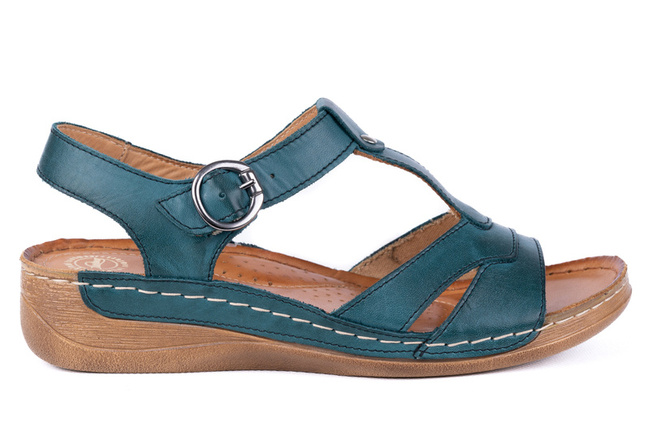 Sandały damskie na szersze stopy komfortowe Łukbut 11010-3-L-435 