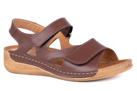 Sandały damskie na szersze stopy komfortowe Łukbut 16420-3-L-025