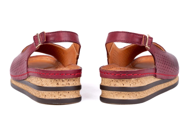 Sandały damskie na koturnie 24770-3-L-209