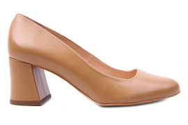 Brązowe klasyczne czółenka damskie Edeo 3312