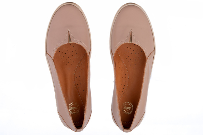 Baleriny damskie Łukbut 12730-3-W-592