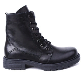 Czarne trapery damskie Łukbut 6140-2-Z-001