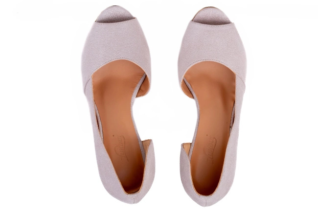 Różowe czółenka z odkrytym noskiem 21810-3-L-283