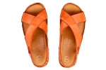 Sandałki na lato pomarańczowe Łukbut 18280-3-L-020 