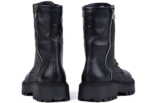 Trapery damskie na traktorowej podeszwie Łukbut 26270-3-Z-001