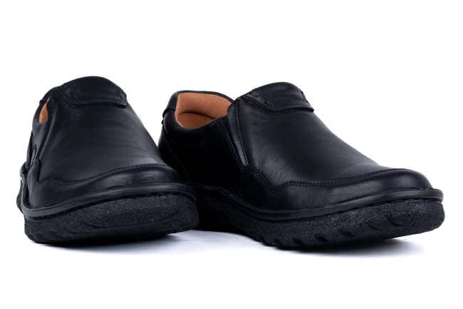 Męskie półbuty w tęgości K -stopa szeroka , do rozmiaru 49 Łukbut 0855K-4-W-001