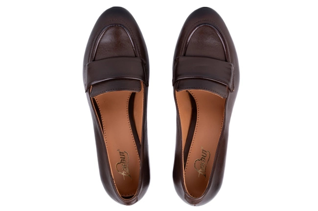 Skórzane czółenka damskie Łukbut 29020-3-J-330