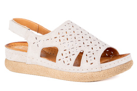 Sandały damskie na grubszej podeszwie Łukbut 22680-3-L-698