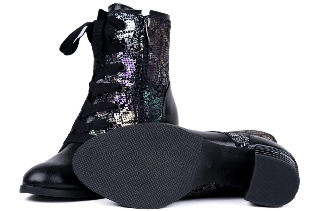 Botki damskie Łukbut 29850-3-Z-620