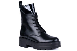 Botki damskie na lekkiej traktorowej podeszwie Łukbut 22380-3-Z-001