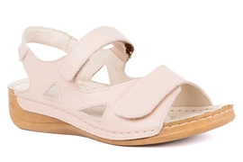 Sandały damskie na szersze stopy komfortowe Łukbut 16420-3-L-584