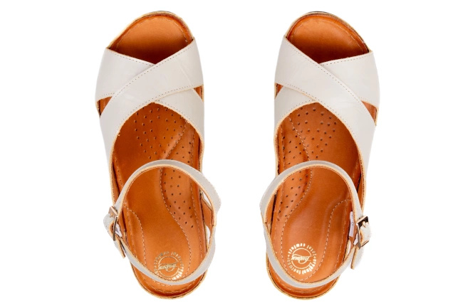 Sandały damskie na koturnie Łukbut 24800-3-L-052 